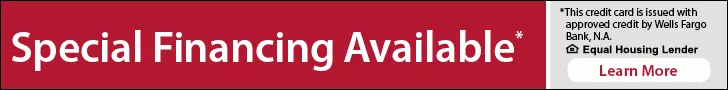 Special Financing Banner